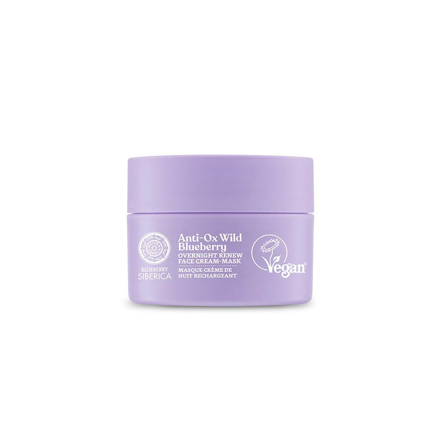 Crema Mascarilla facial Renovación nocturna BlueBerry Natura Siberica 50 ml