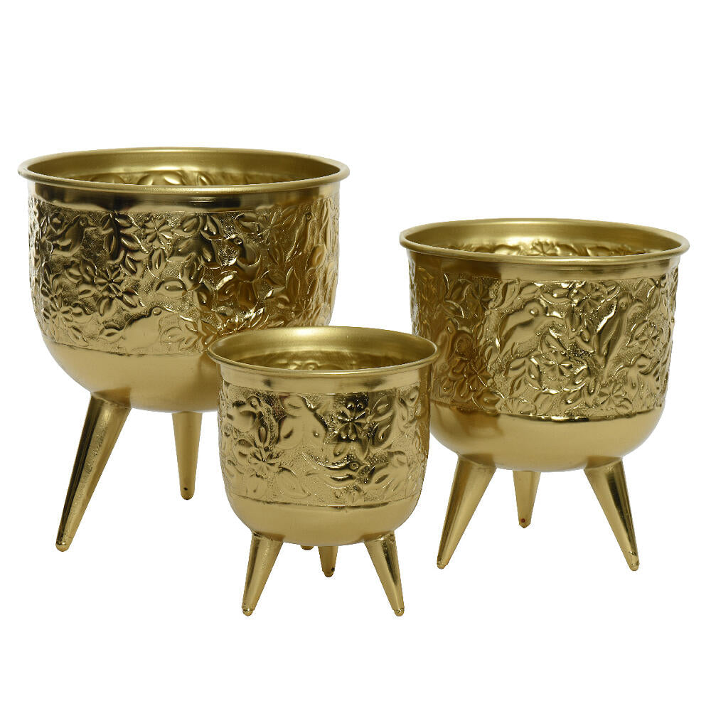 Macetero Zinc Patas 21cm