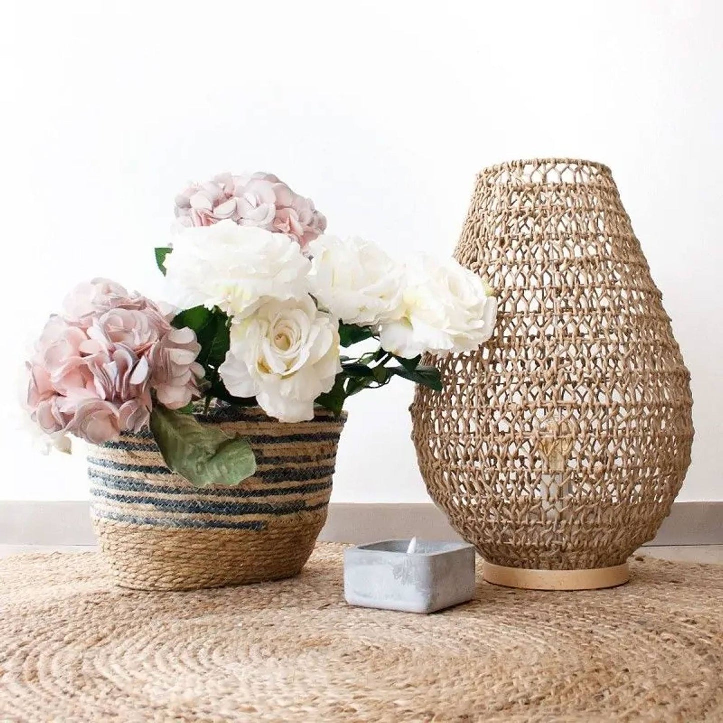 Well Home - Pack 3 Velas Led Cuadrarda Gris