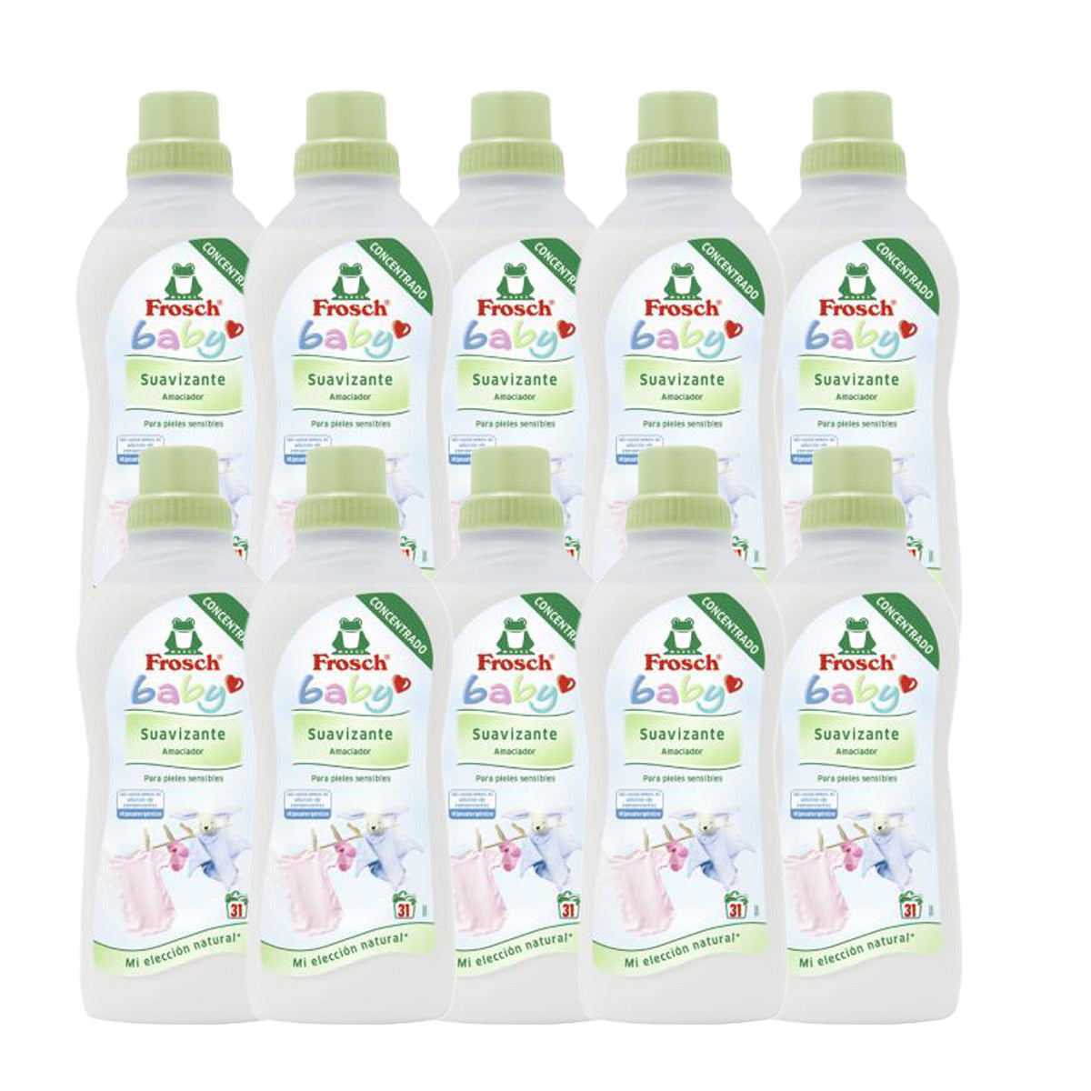 Pack 10x Baby suavizante Frosch 750 ml