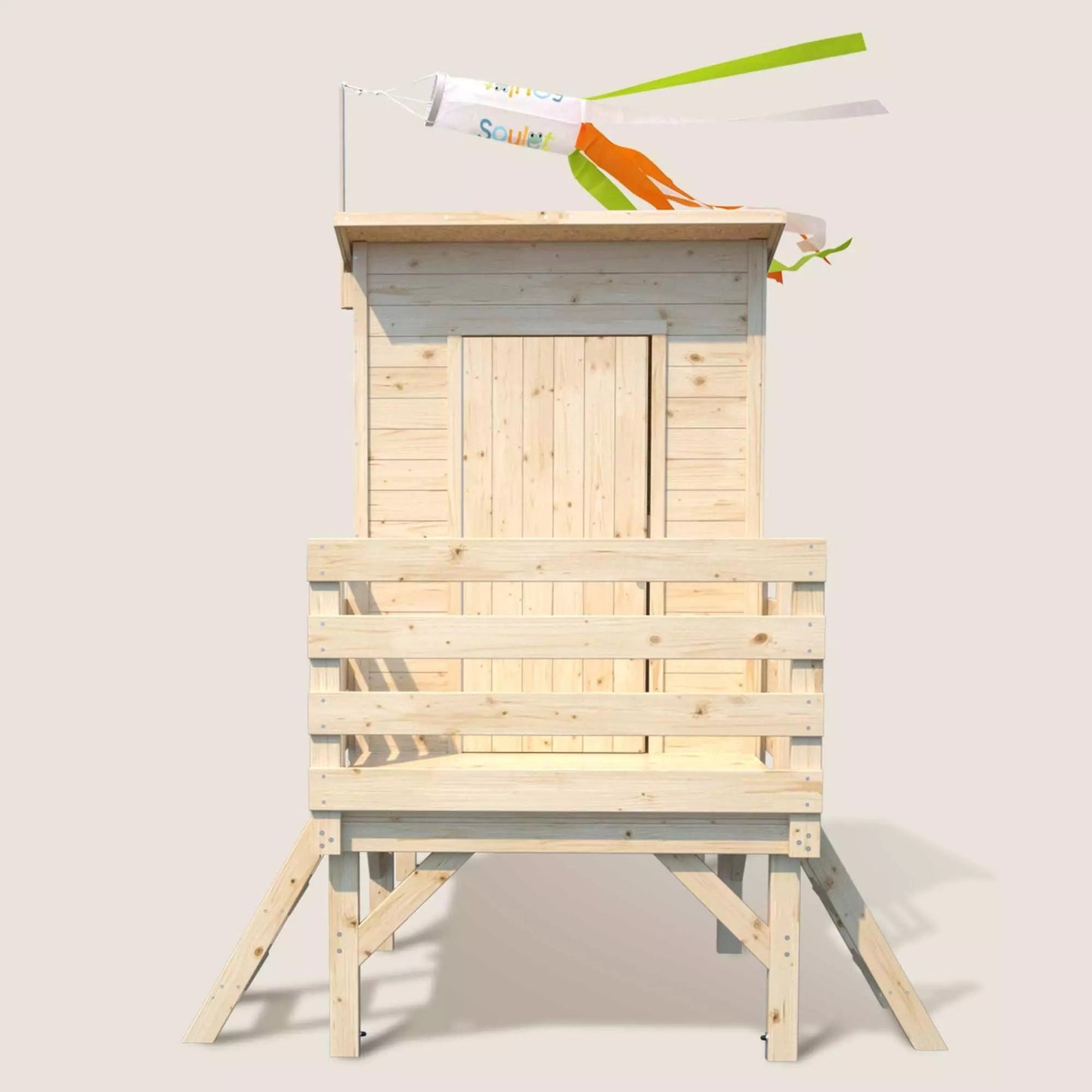 Casita infantil elevada de madera Oakland Soulet