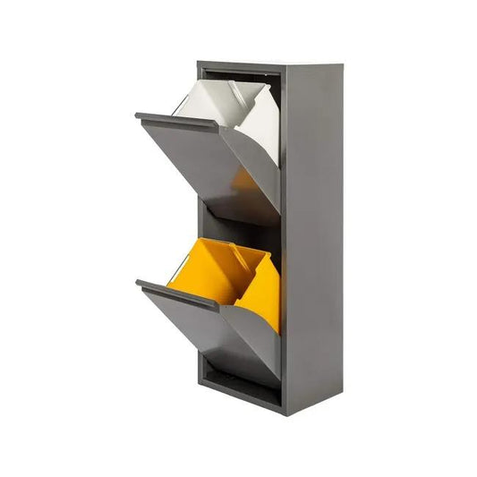 Armario para reciclaje metálico PAT 2 Gris