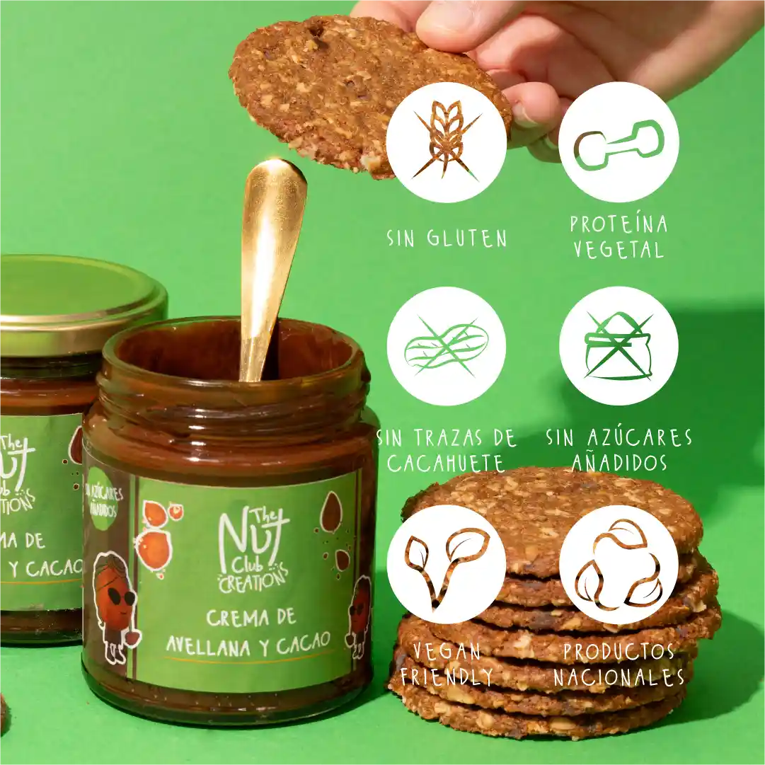 Crema de avellanas y cacao