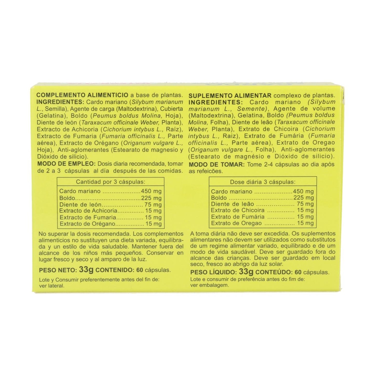 Cardo Mariano Plus Integralia, 60 cápsulas