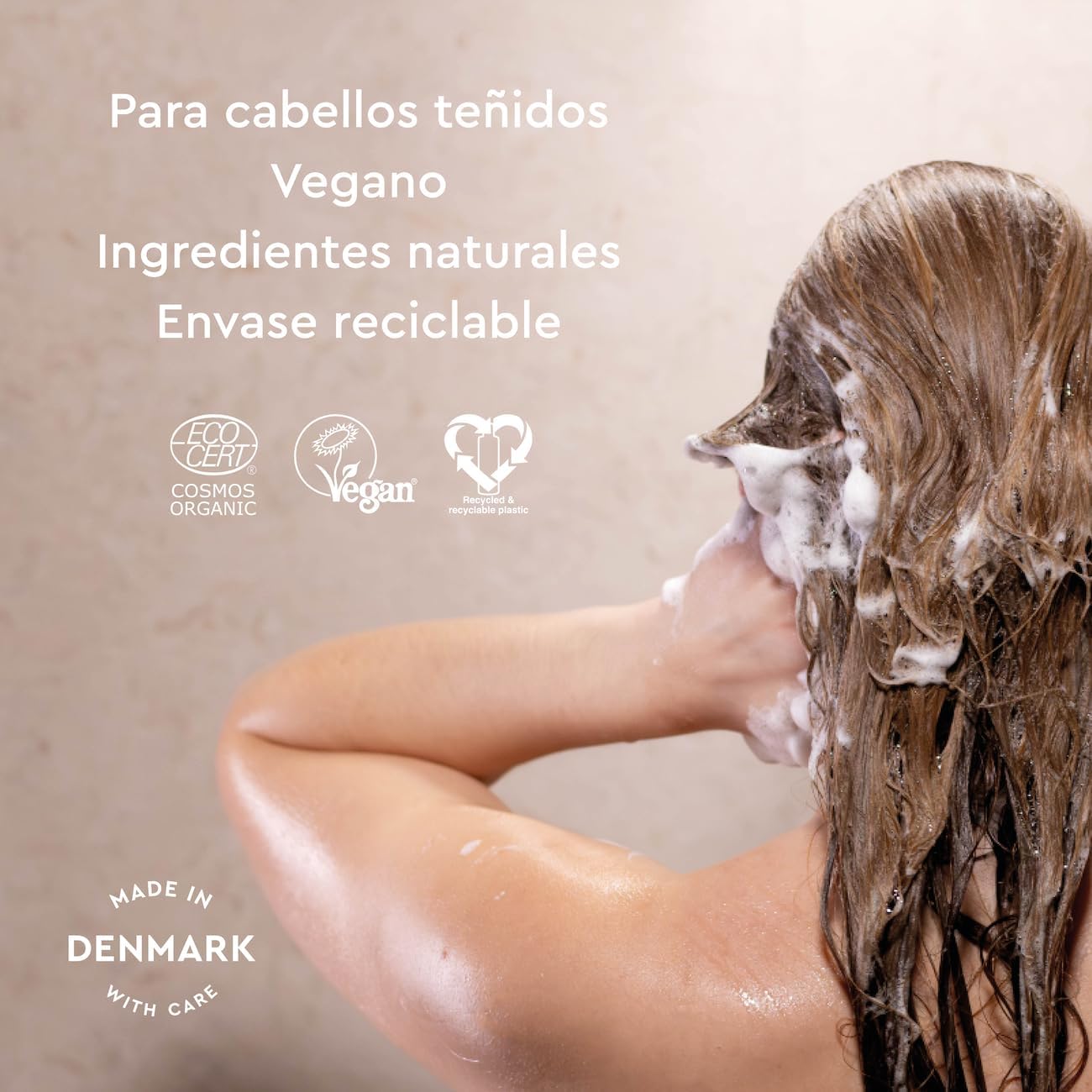 Champú Soft Wild Rose Color Urtekram, 500 ml