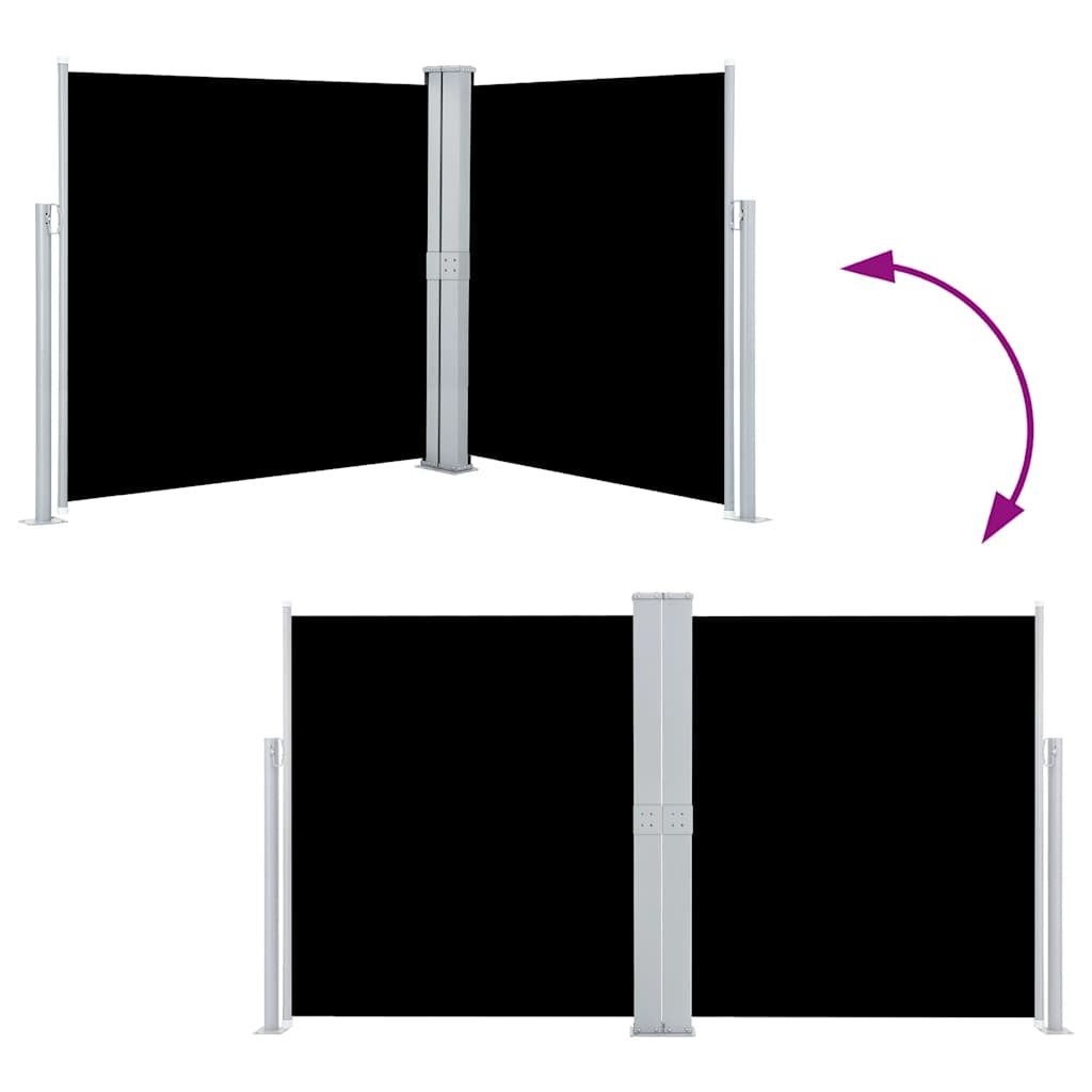 Vidaxl Toldo Lateral Retráctil Negro 140x600 Cm_4