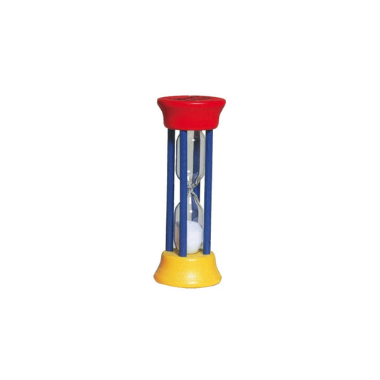 Reloj arena, azul/amarillo/rojo Redecker, 10cm