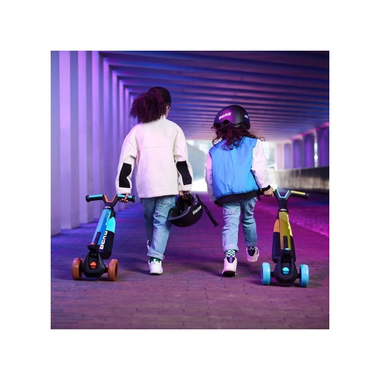 Patinete Berg Nexo Plegable Azul.