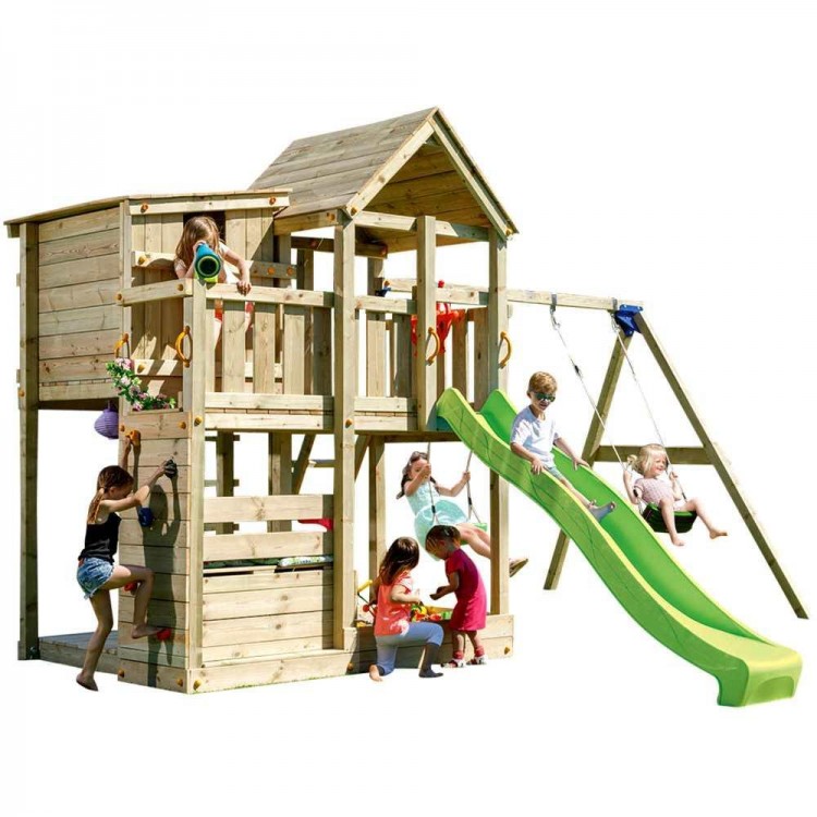 Parque Infantil Masgames Palazzo Xl Con Columpio Doble.