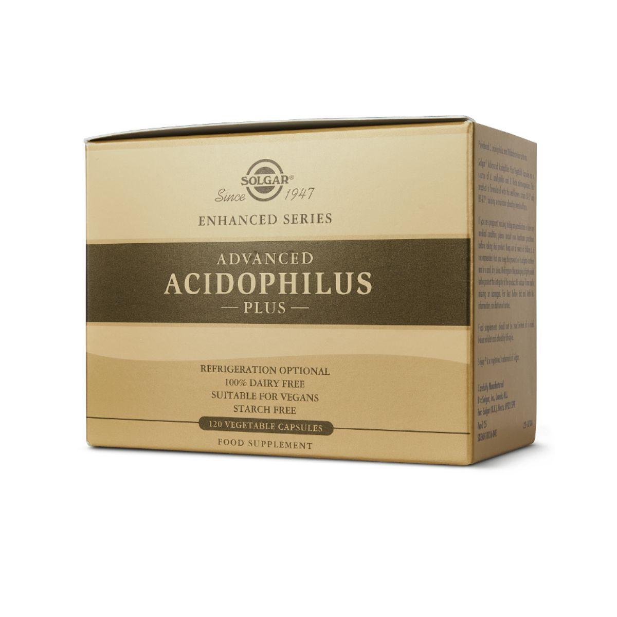 Acidophilus plus avanzado probiótico vegano Advanced Acidophilus 50 cápsulas vegetales