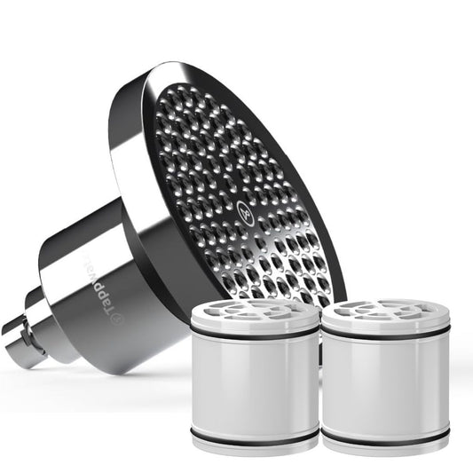 Pack anual Cabezal de ducha con filtro ShowerPro Rain SMR Tappwater