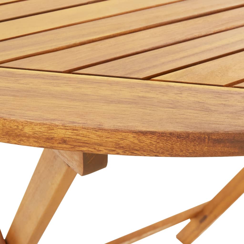 Set De Comedor Jardín 5 Pzas Polipropileno Madera Maciza Negro / Vetonek_5