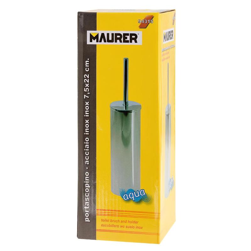 Escobillero Maurer Wc Suelo Inoxidable_1