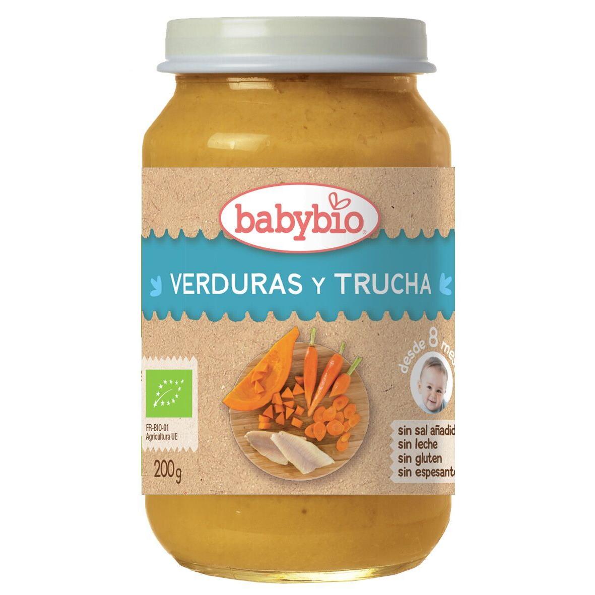 Tarrito Verdura y Trucha Babybio 200g