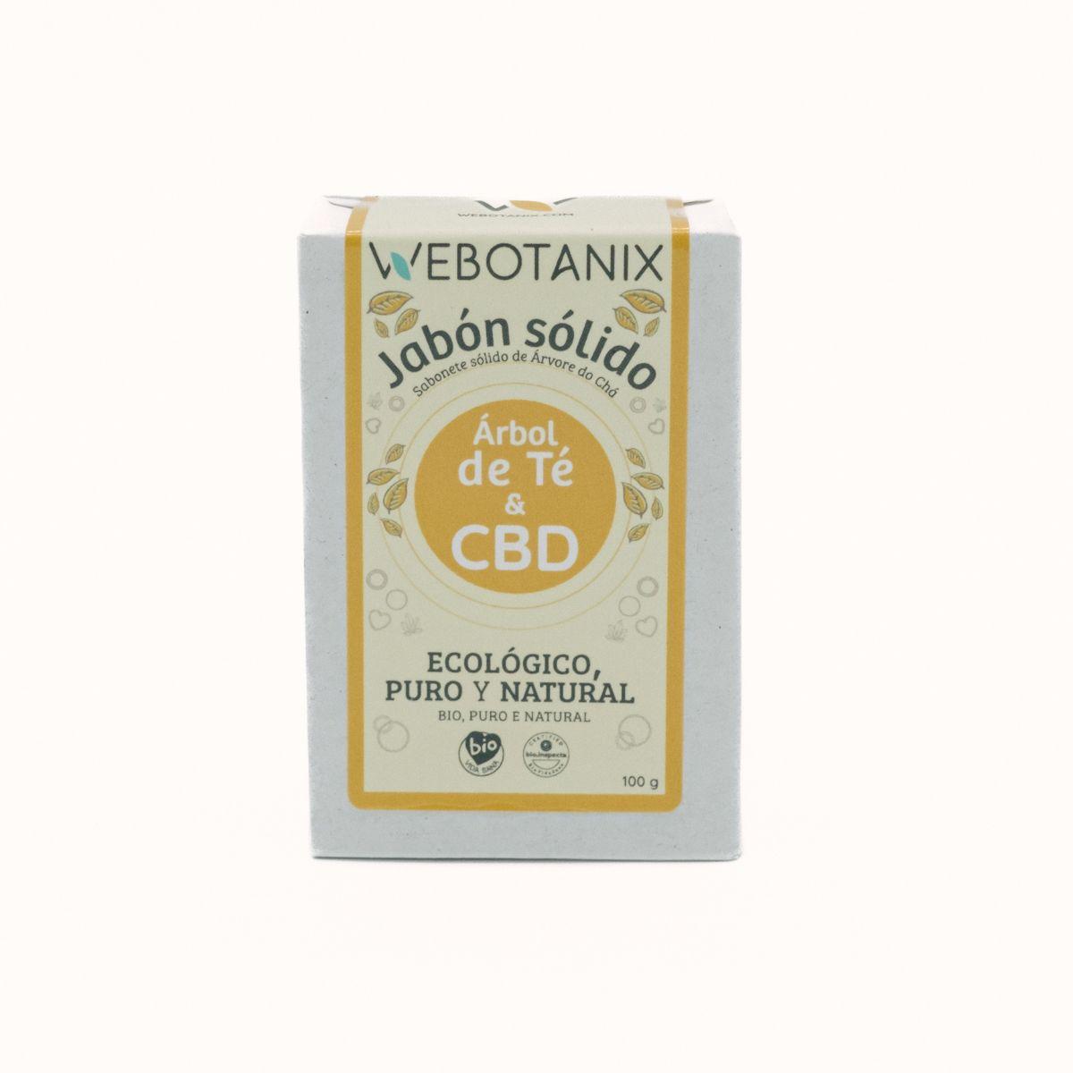 WeBotanix Jabón sólido CBD Bio 100 g CBD y Aloe Vera