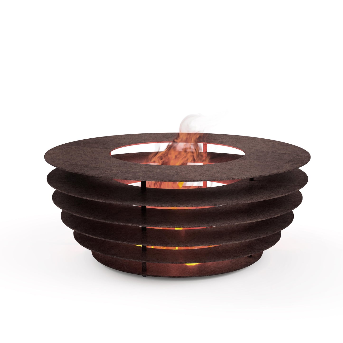 Brasero de jardín Phobos Tuozi Acero Corten