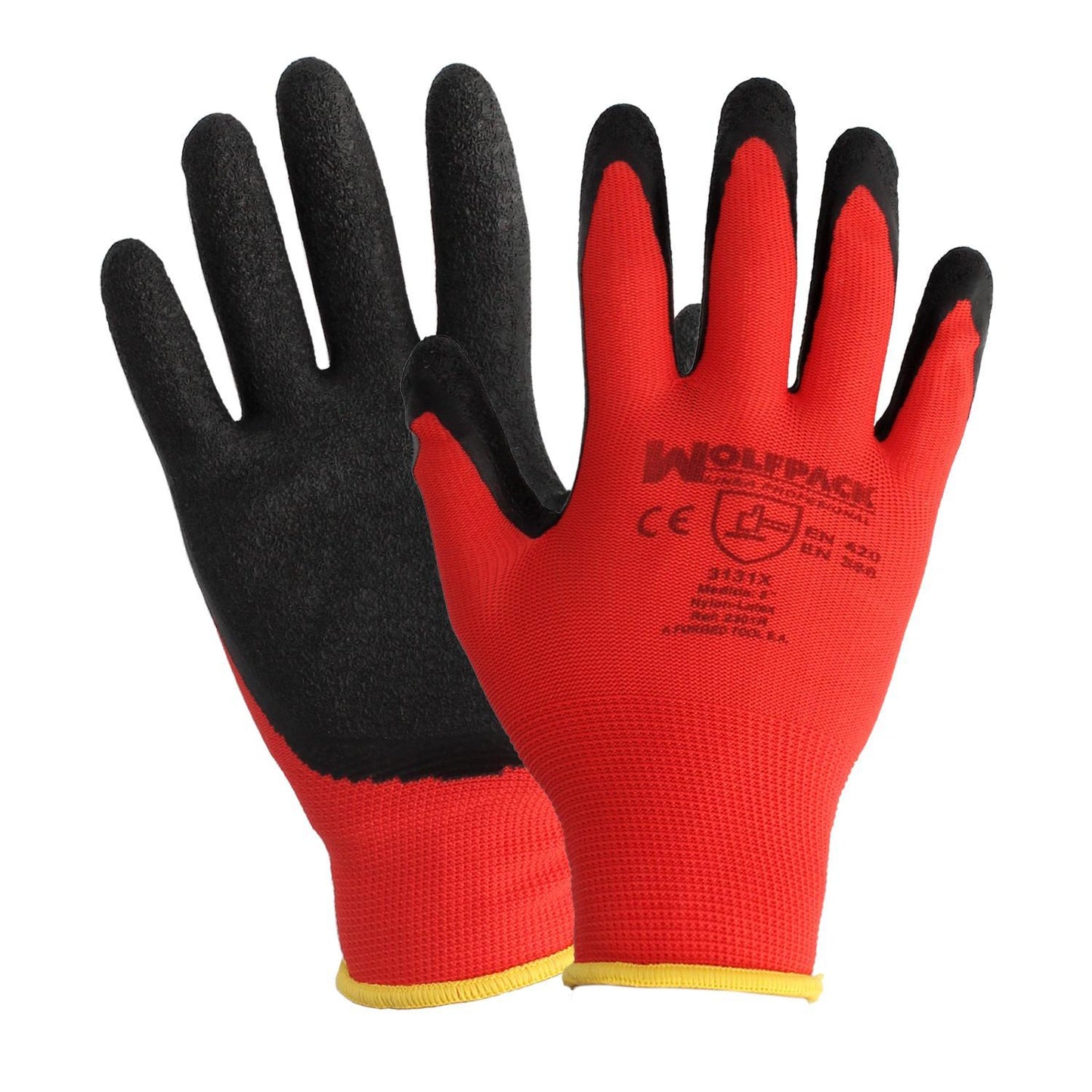 Guantes Latex / Nylon Gripflex Talla 7 (par)