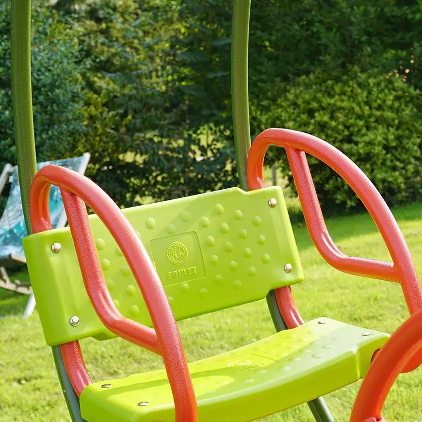 Balancín de metal con asiento para columpio Soulet