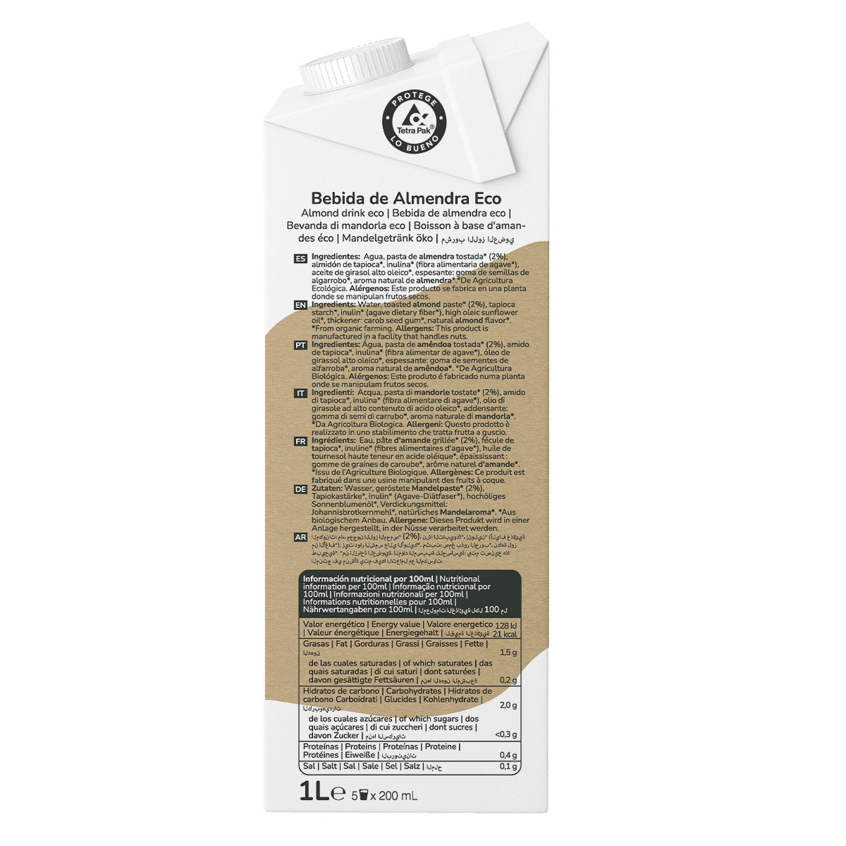 Bebida de Almendra Eco Planeta Huerto 1L