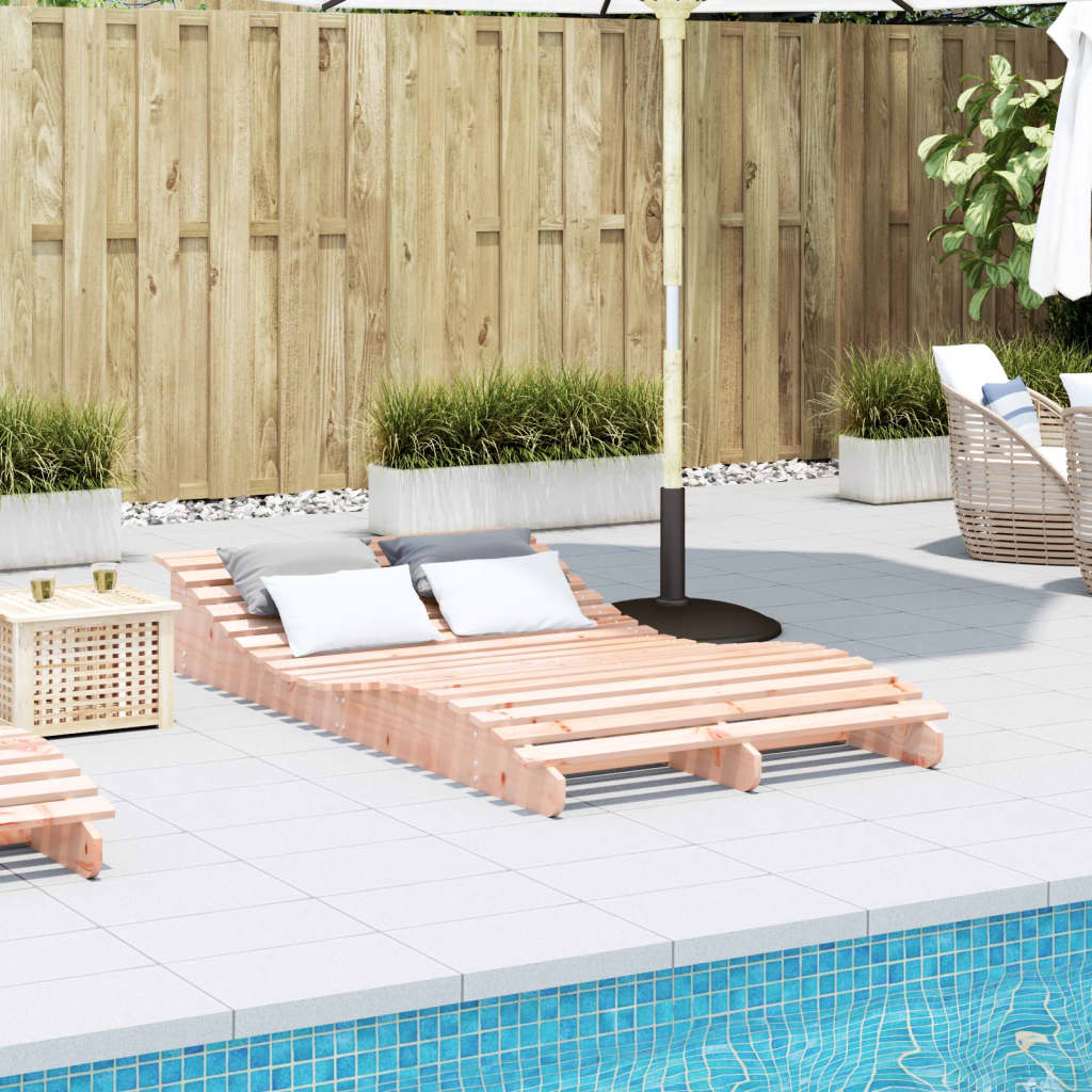 Tumbona De Madera Maciza Douglas 205x110x31,5 Cm / Vetonek_5
