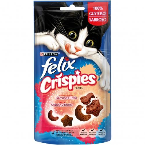 FELIX Crispies Salmón y Trucha 45g