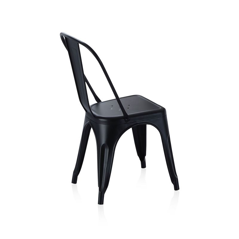 Pack 4 Sillas De Comedor Tolix Apilables, Chapa, Negro, 45 X 85 X 45_5