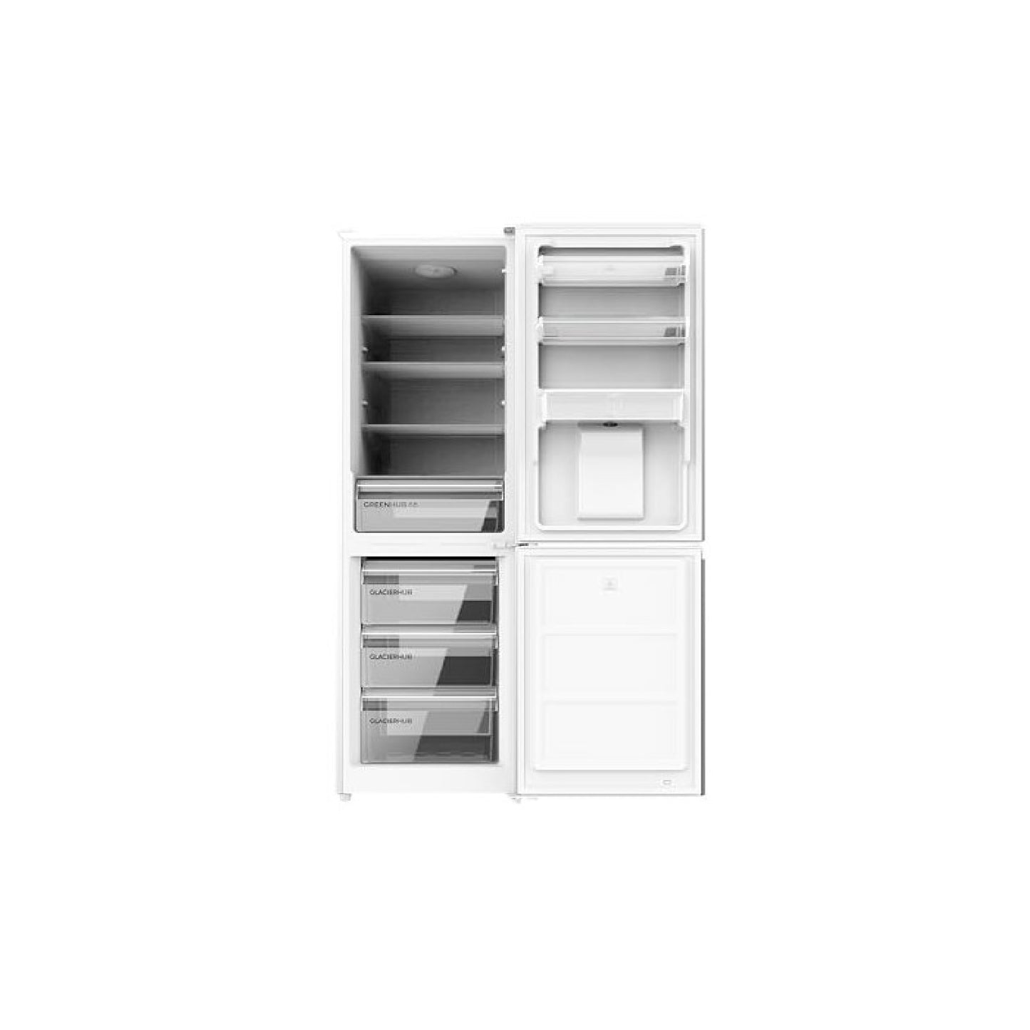 Cecotec Frigorífico Combi 2 Puertas Con Dispensador De Agua Bolero Coolmarket Combi 296 Df Wd Inox E, Inox, 296 L_2
