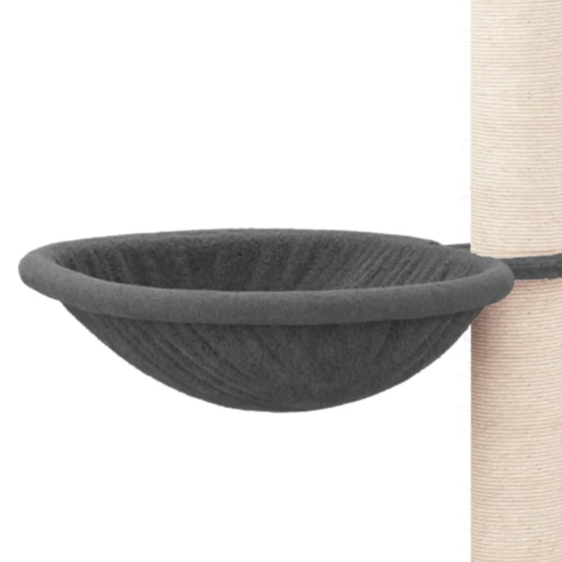 Vidaxl Rascador Para Gatos Con Postes De Sisal Gris Oscuro 94,5 Cm_5