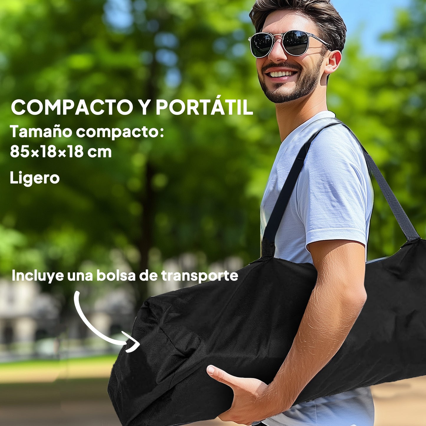 Outsunny Pack 2 Mecedora Jardín Exterior Con Reposapiés Carga 120 Kg Negro_5