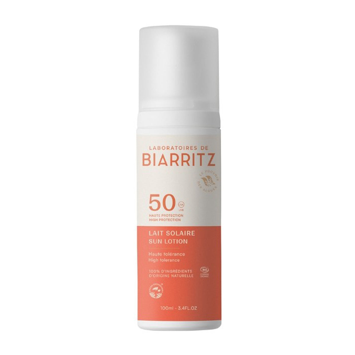 Loción Solar Corporal SPF 50 Laboratorios Biarritz 100 ml
