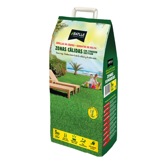 Semillas césped zonas cálidas con Cynodon dactylon 5 kg