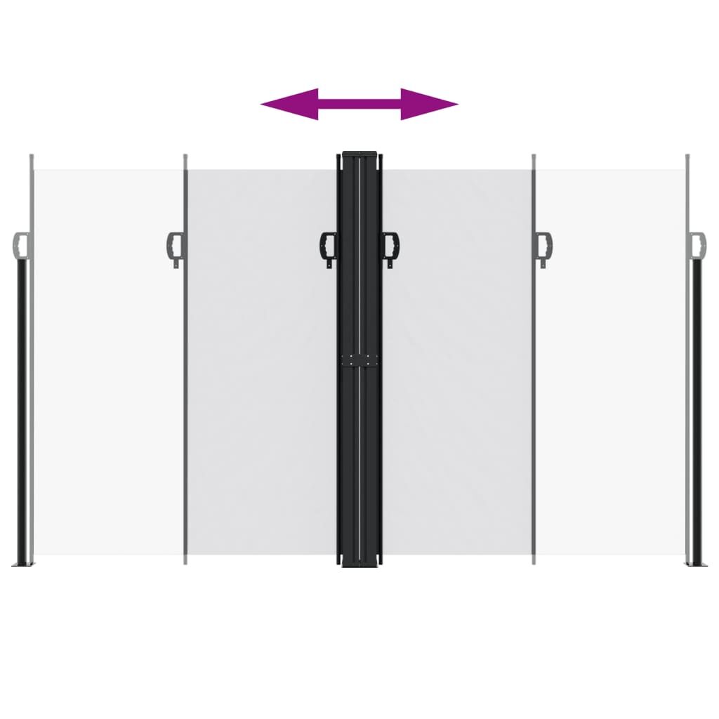 Vidaxl Toldo Lateral Retráctil Blanco 200x600 Cm_4
