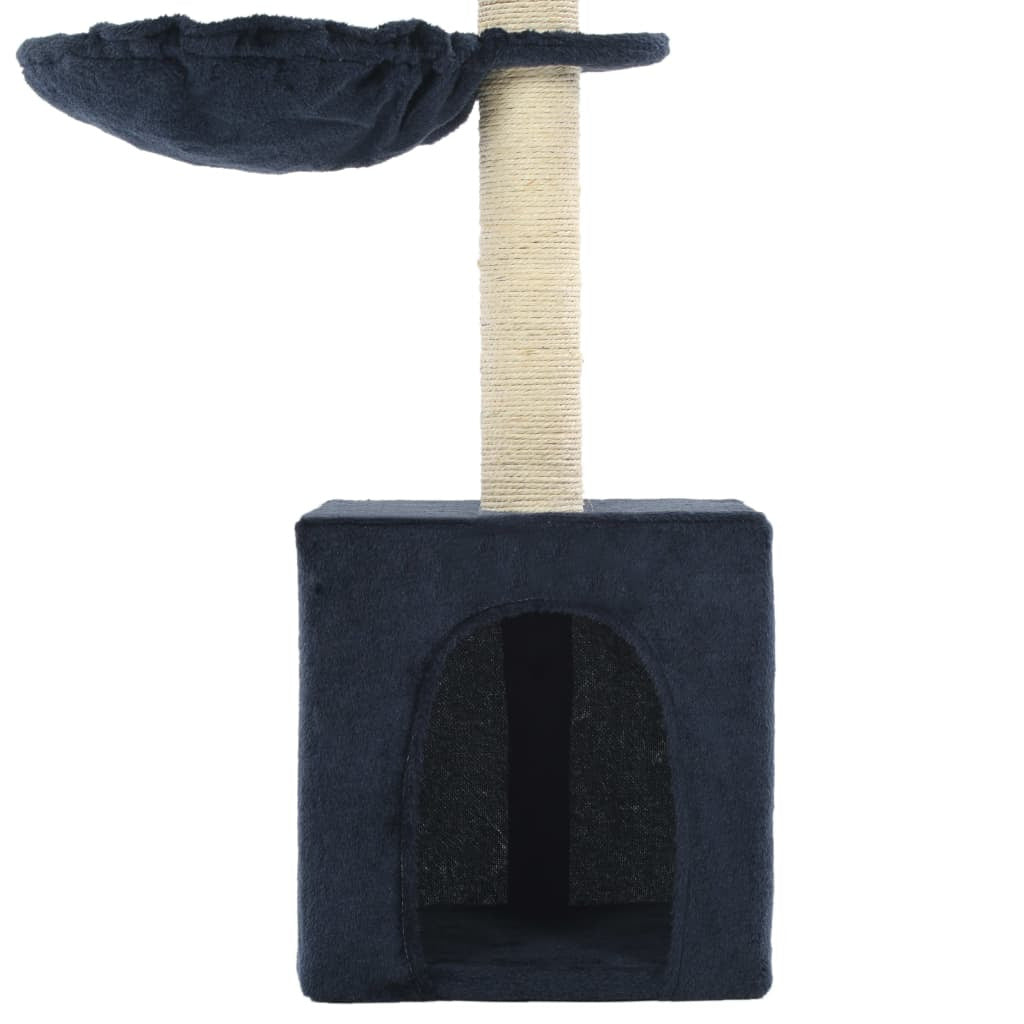 Vidaxl Rascador Para Gatos Con Poste De Sisal 105 Cm Azul_4