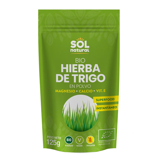 Hierba de trigo en polvo bio Sol Natural 125 g