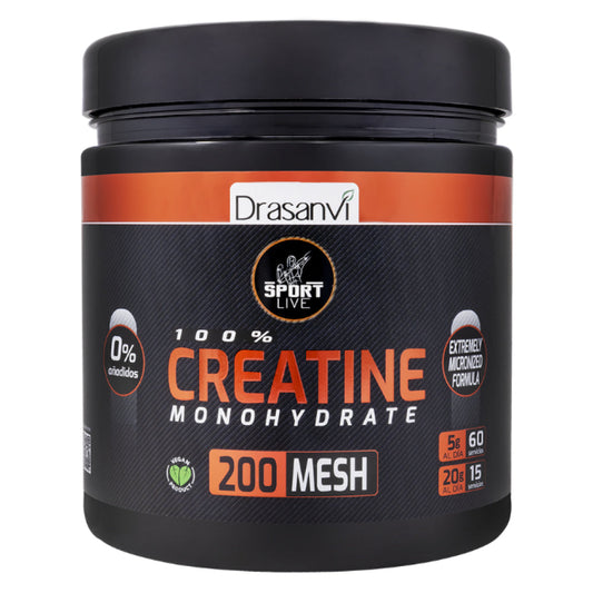 Sport Live 100% Creatine Monohydrate 200 Mesh 300 Gr