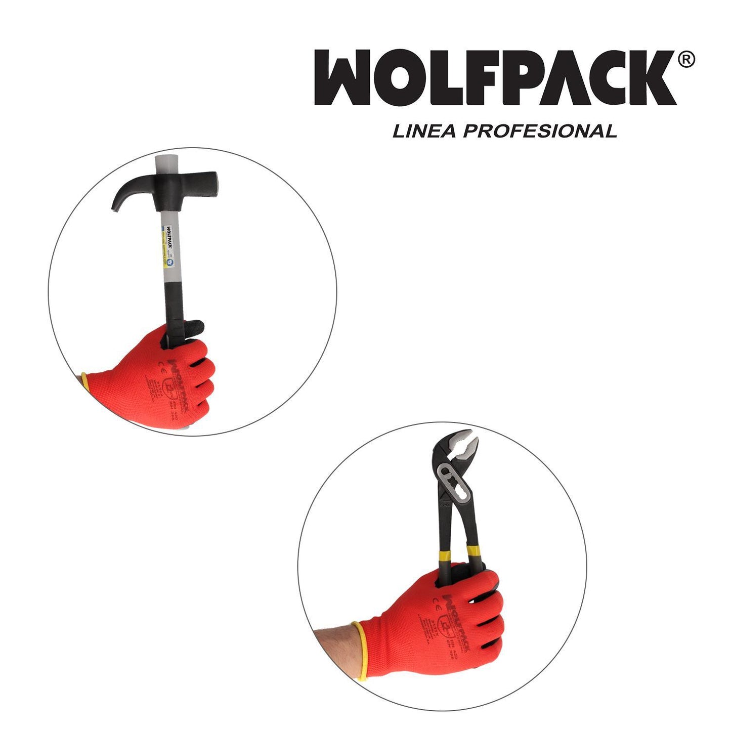 Guantes Latex / Nylon Gripflex Talla 10 (par)