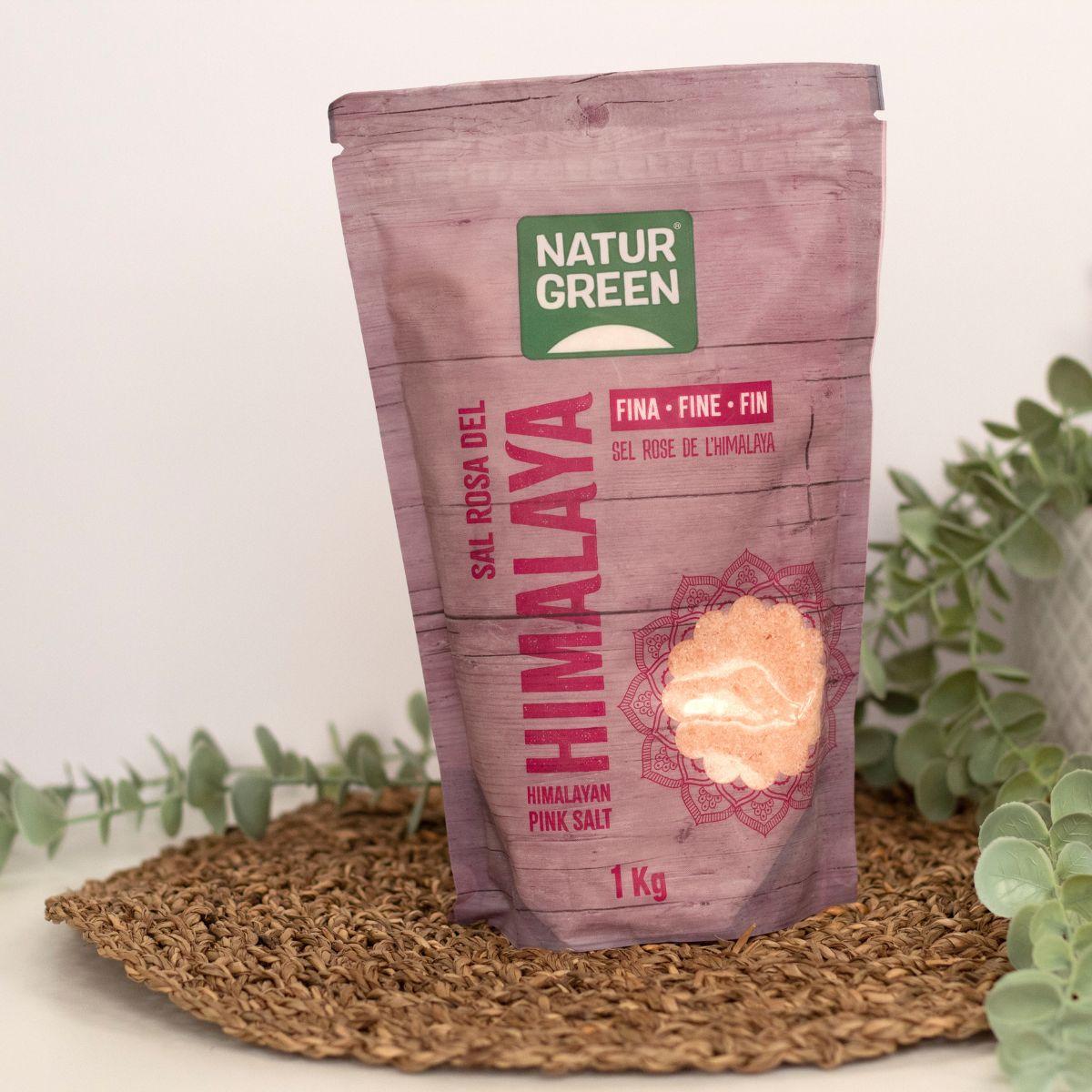 Sal rosa del Himalaya fina Naturgreen 500 g