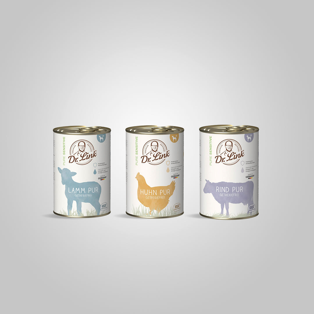Pack De 3 Latas De Comida Húmeda 100% Natural Para Perro_0