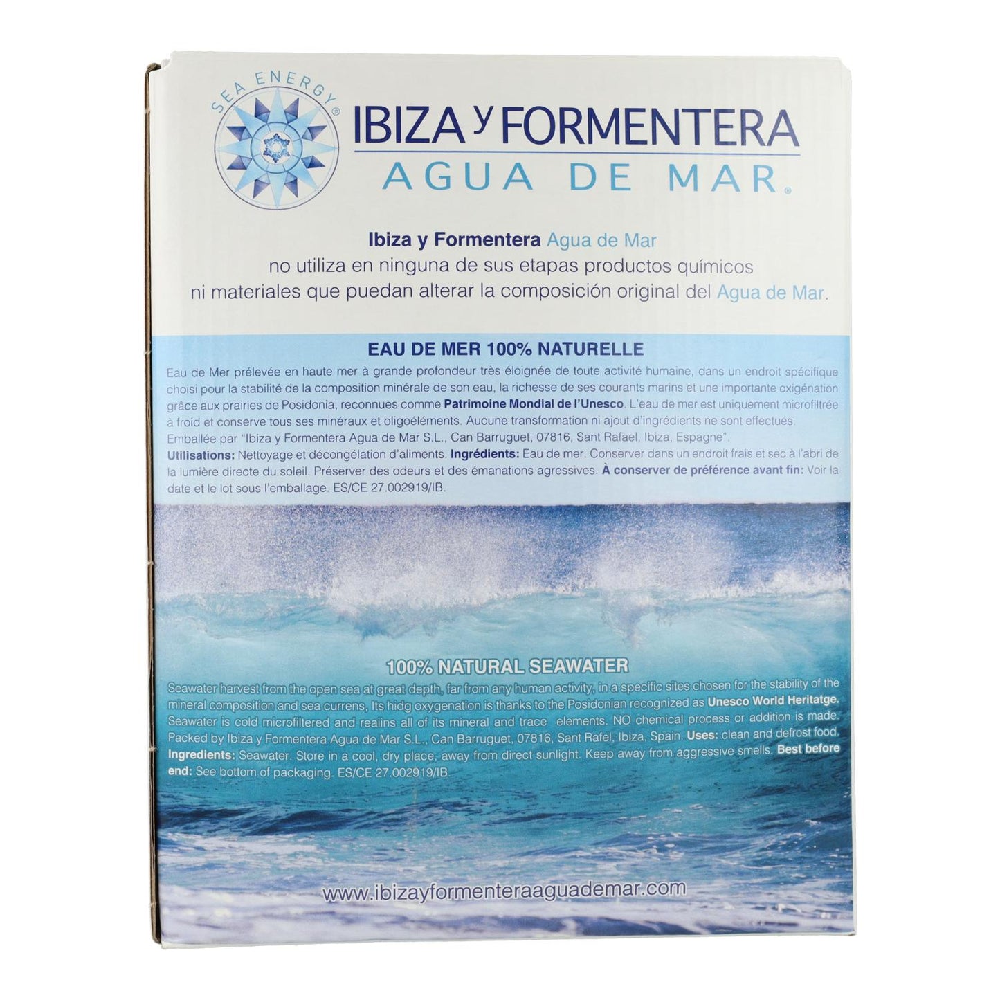 Agua De Mar Ibiza y Formentera Bag In Box 3 L