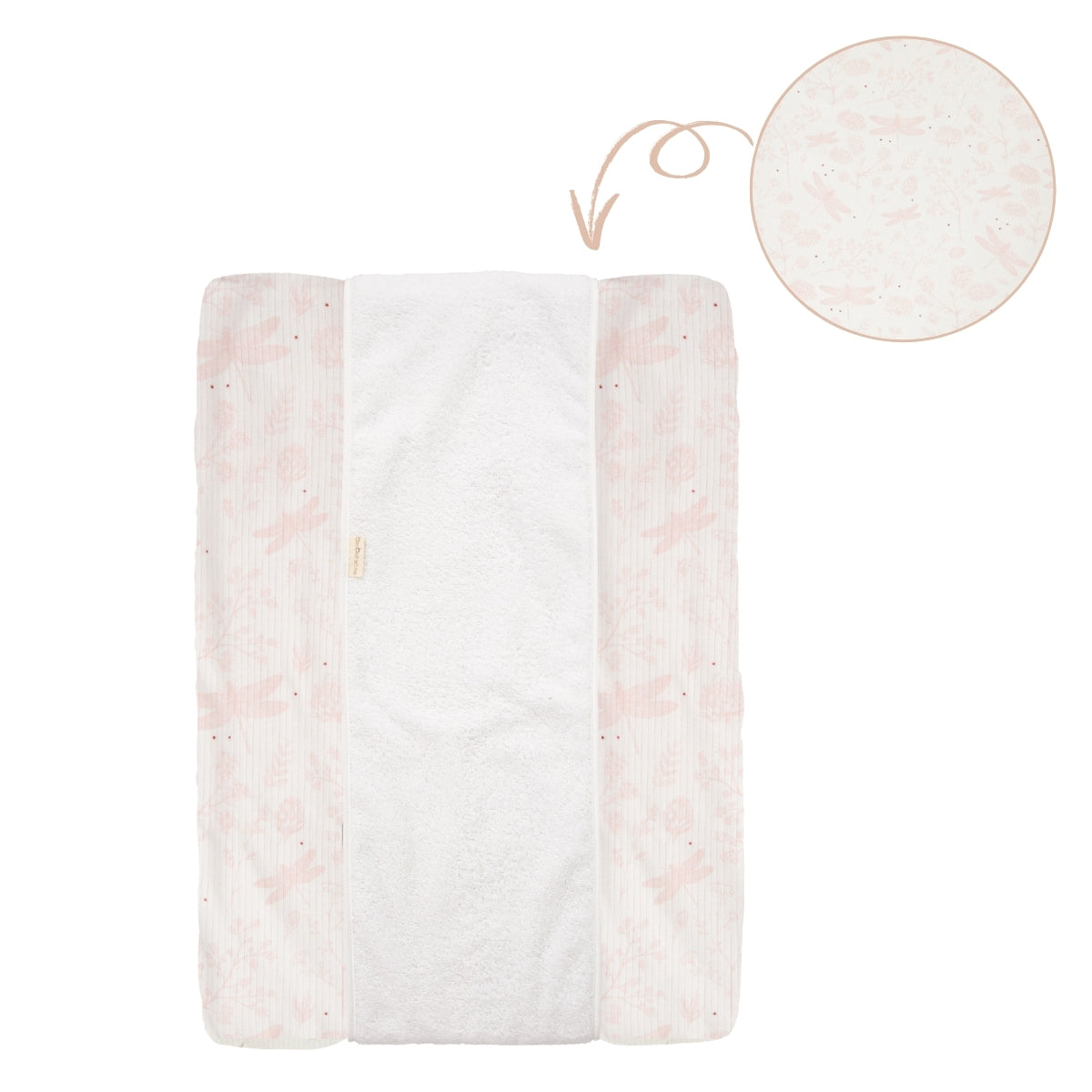 Dafne Funda Cambiador Con Rizo Central Bimbidreams | Confort Y Elegancia Suave Para El Cambio Del Bebé_1