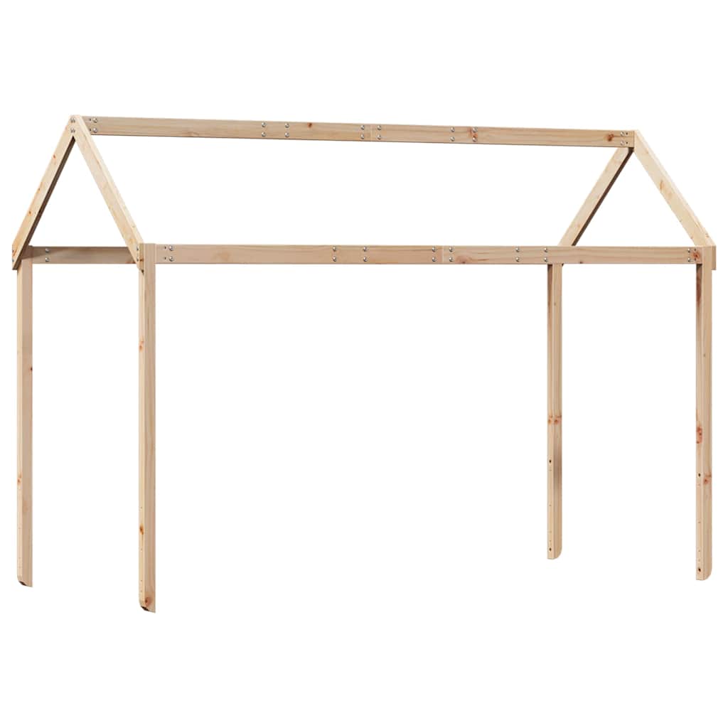 Techo De Cama Infantil Madera Maciza Pino 217x95,5x159 Cm_5