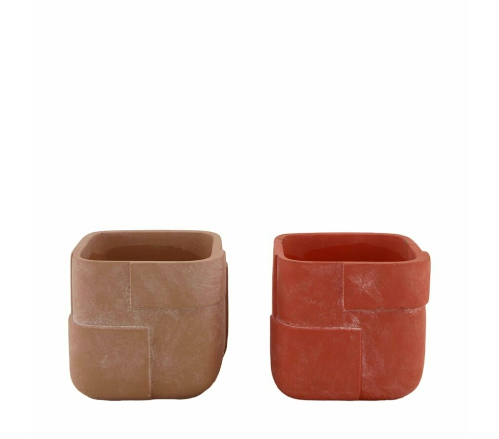 Macetero Cemento 12cm Diámetro