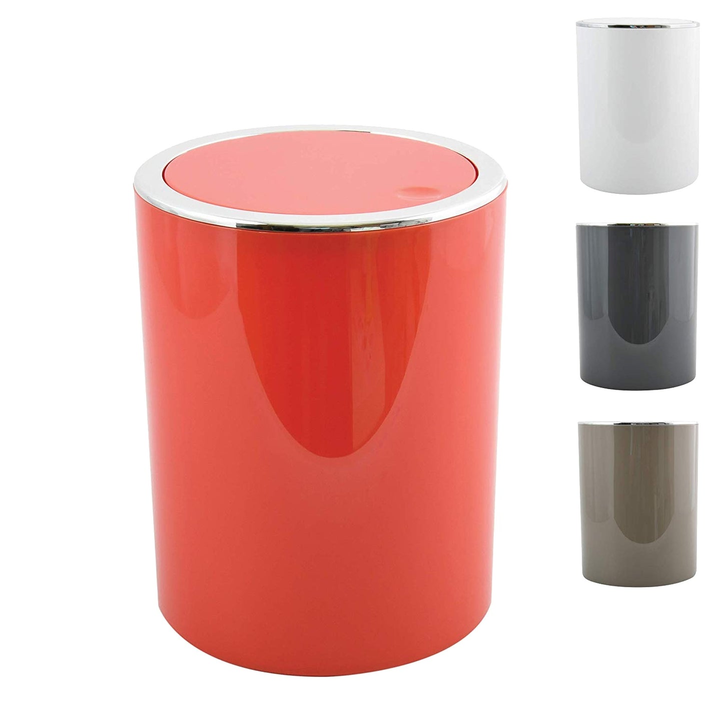 Cubo De Basura As Kamaka 6l Rojo_5