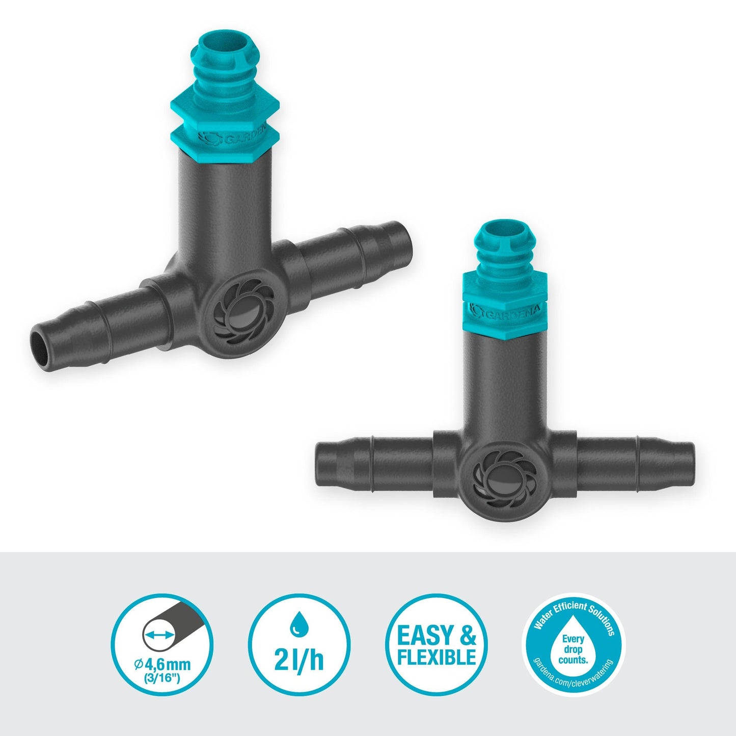 Gotero en linea 2 l/h x10 Microdripsystem Gardena