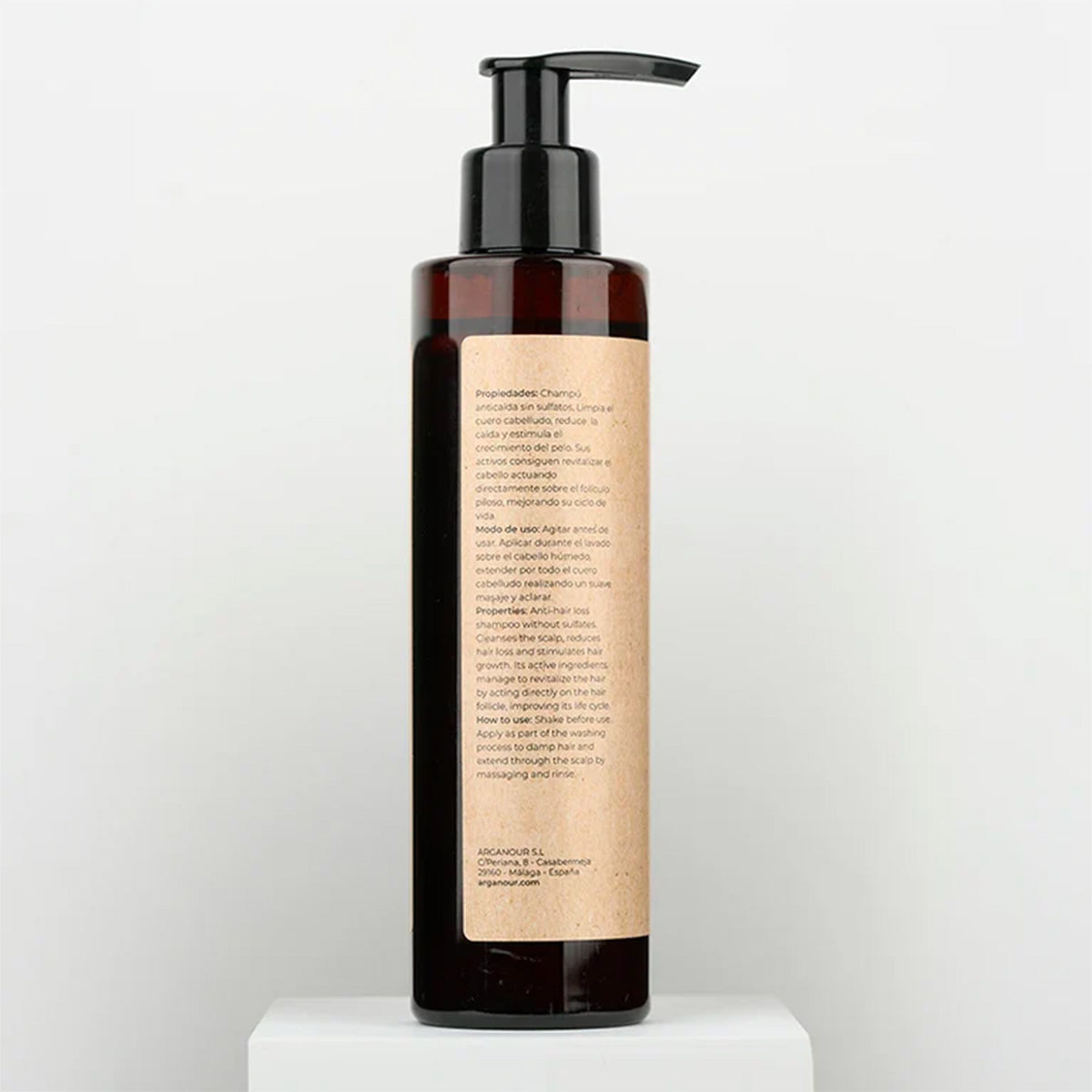 Champú anticaída sin sulfatos, Arganour, 200ml