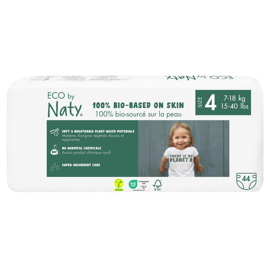 Pañal T4 Naty 7-18 kg, 44 ud