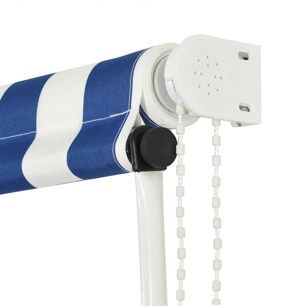 Toldo Retráctil 150x150 Cm Azul Y Blanco_5