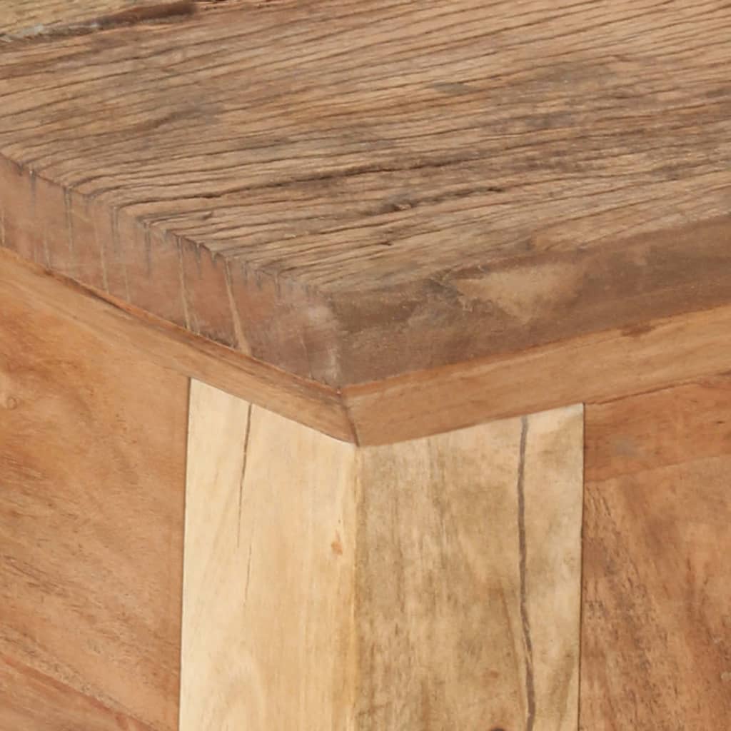 Mesa Consola Madera De Acacia Y Madera Reciclada 90,5x30x75cm_4