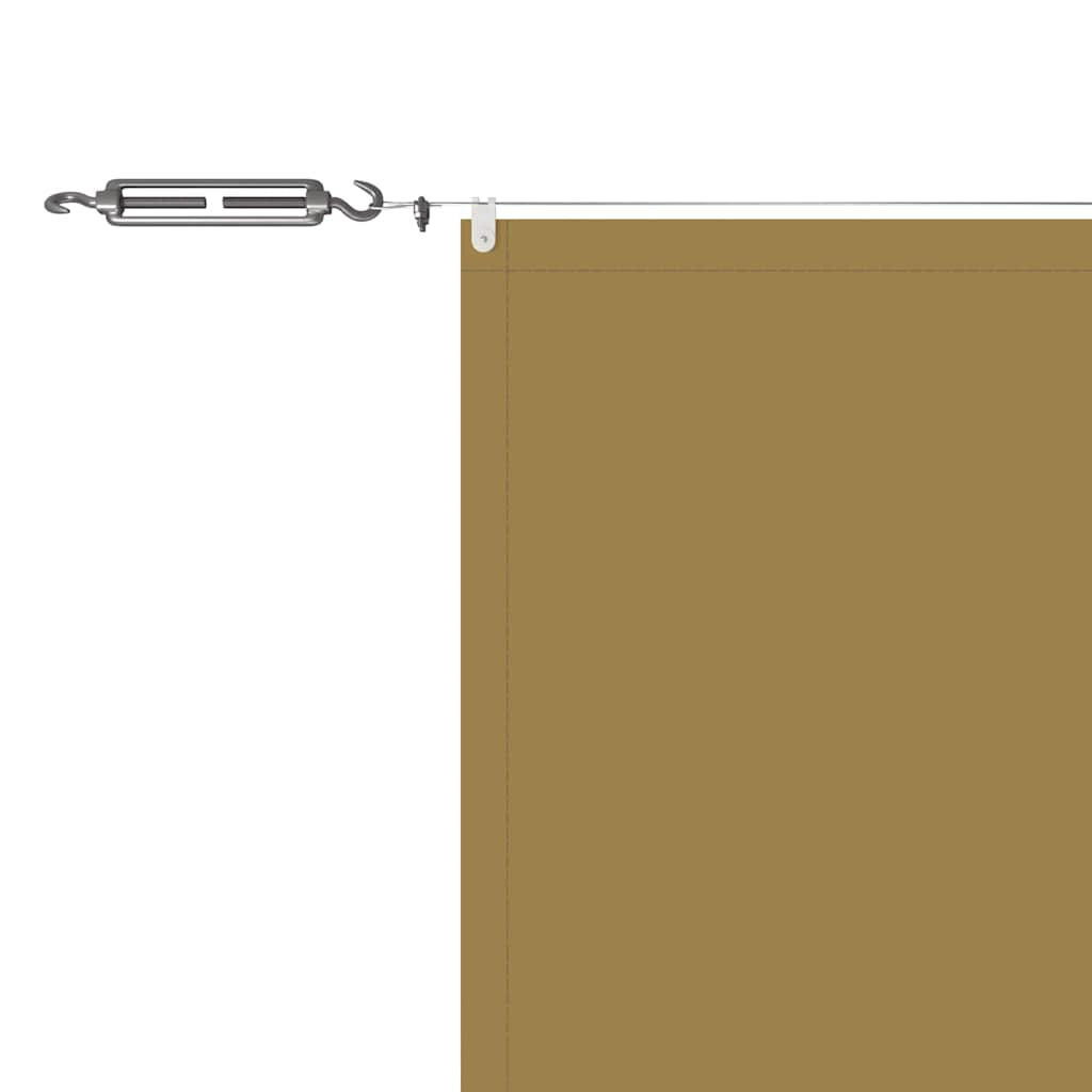 Vidaxl Toldo Vertical Beige 180x1000 Cm Tela Oxford_4