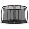 Cama Elastica Berg Inground Elite 430 + Red Deluxe Gris Levels Game Safety Net Deluxe Xl.